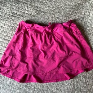 Lululemon Athletica Pace Rival mid ride skirt sonic pink tall